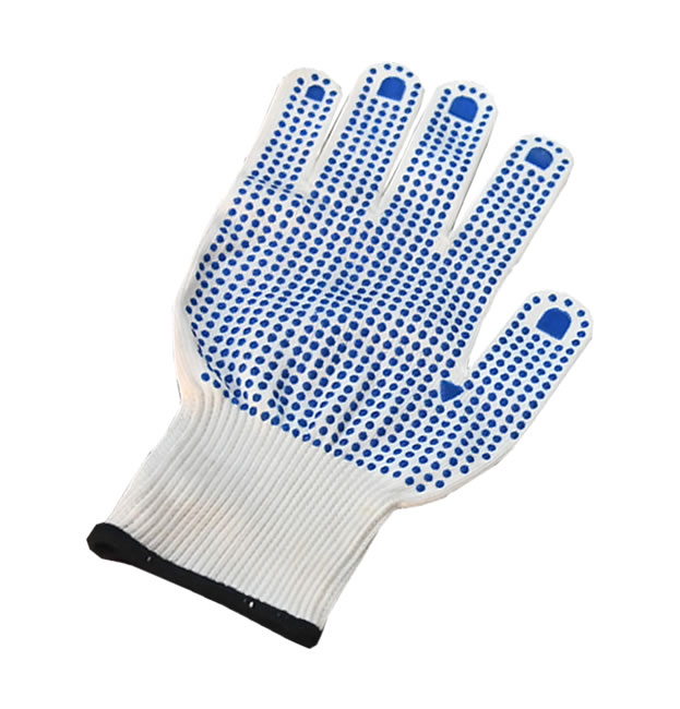 Work Gloves with PVC Dot Palm