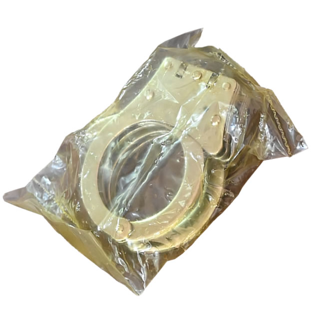 Handcuffs Double Lock Steel Metal - Image 3